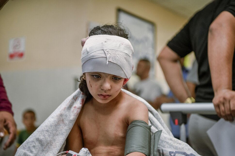 Gaza Kids Wounded